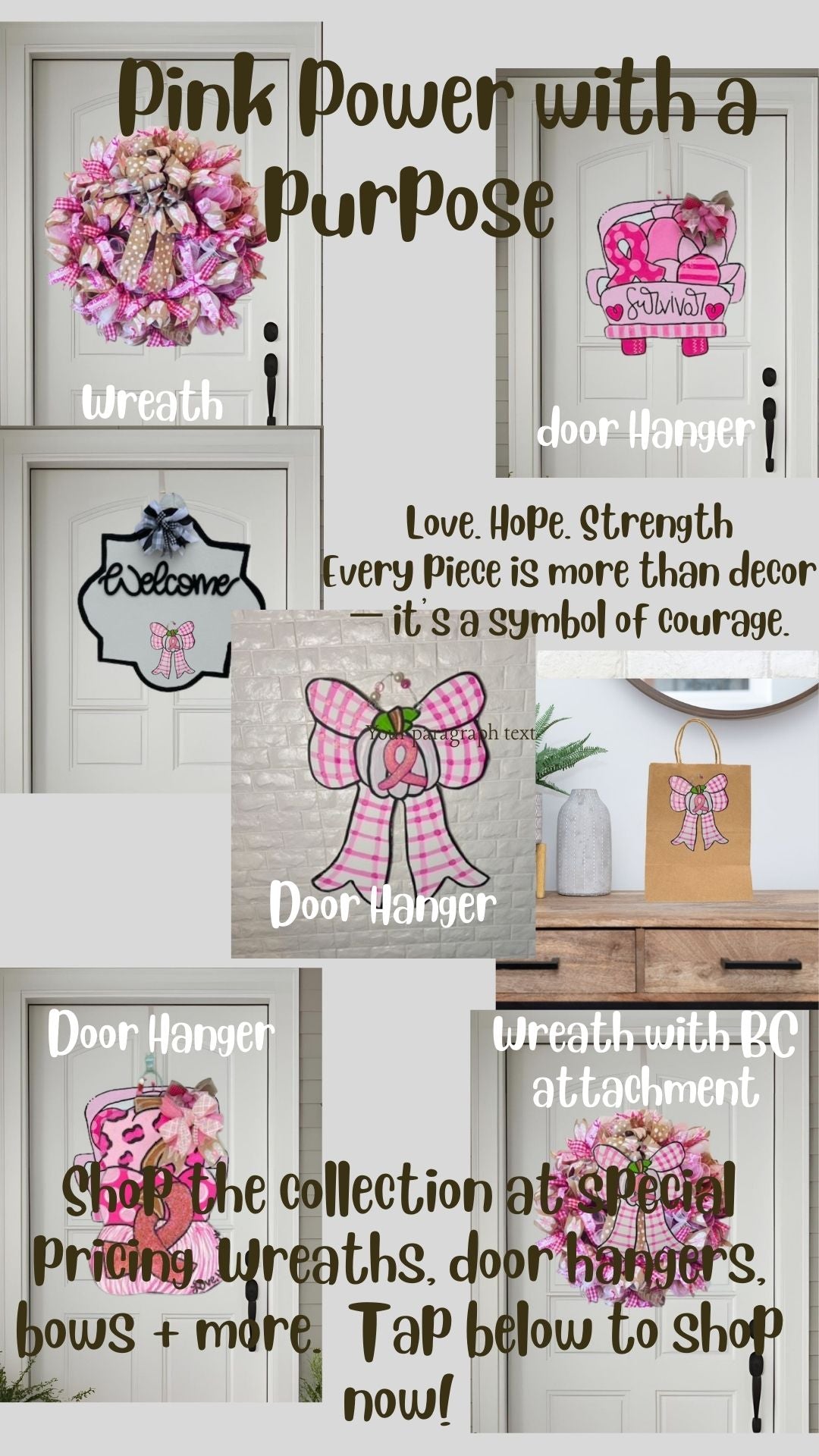 Crafting with a Cause: Breast Cancer Awareness at Blue Brook Designs