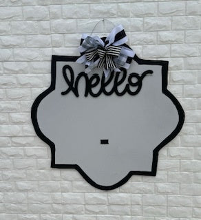 B&W hello interchangable base door hanger