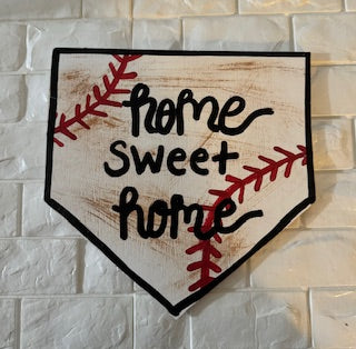 Home Plate Attachment – “Home Sweet Home” | Baseball Interchangeable Mini