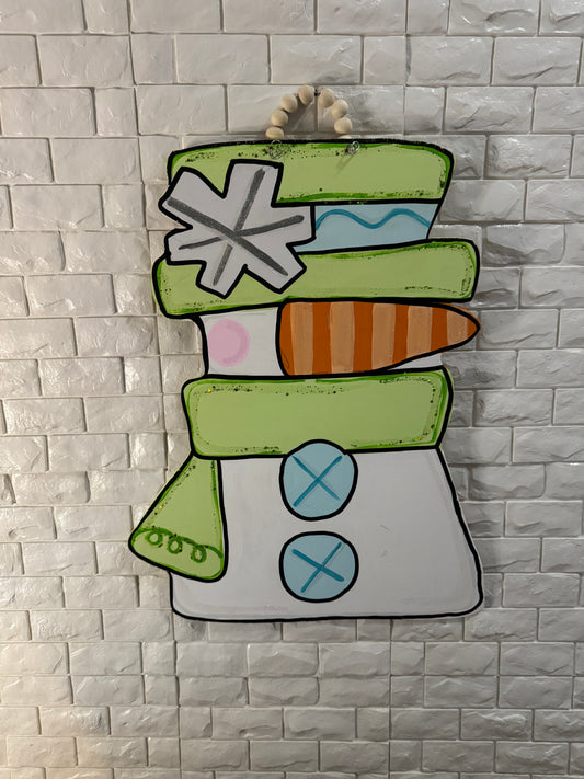 Snowman – Hand-Painted Winter Decor