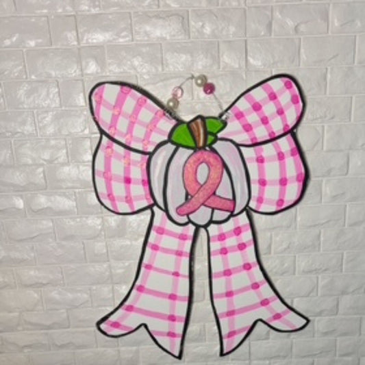 Interchangeable Pink Breast Cancer Awareness Bow Attachment
