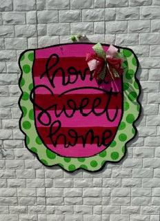 Home Sweet Home Watermelon Door Hanger