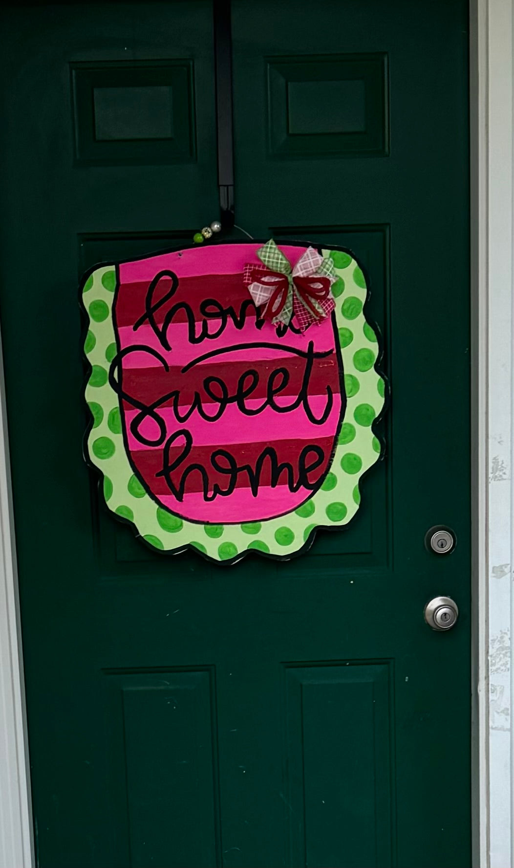Home Sweet Home Watermelon Door Hanger